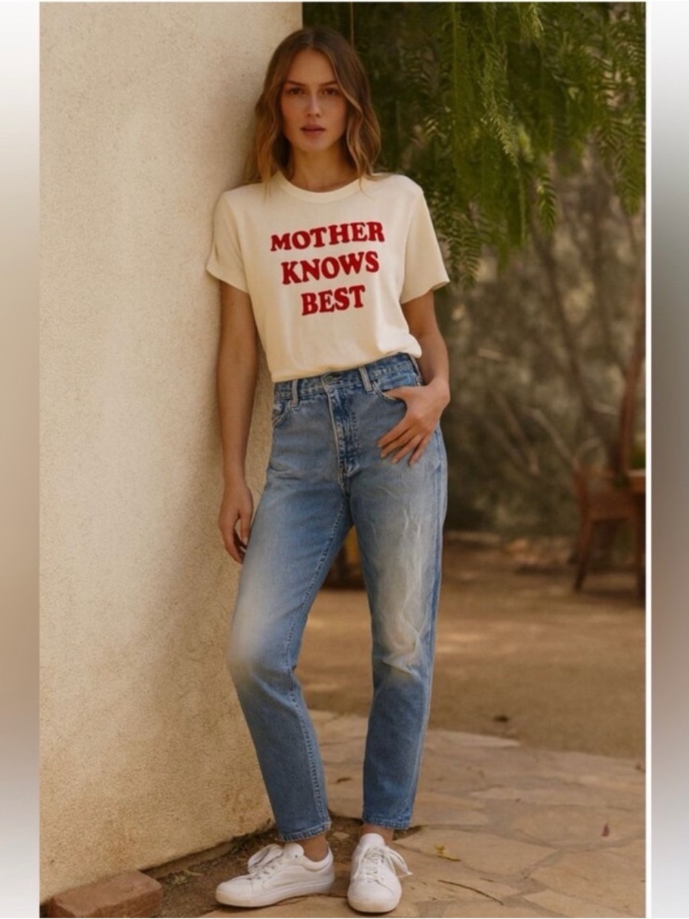 Mother The Dropout Tourist Trap Boyfriend Slim Straight Jeans Medium Wash 27
